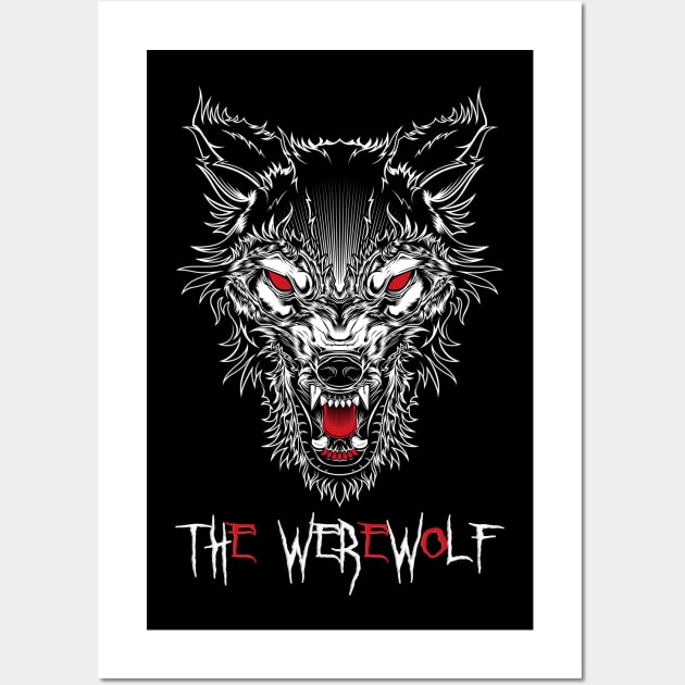 The Werewolf Wall Art by black8elise